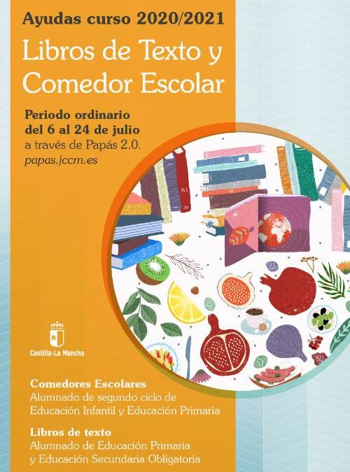 Ayudas 2020 – 2021. Libros de texto y comedor escolar