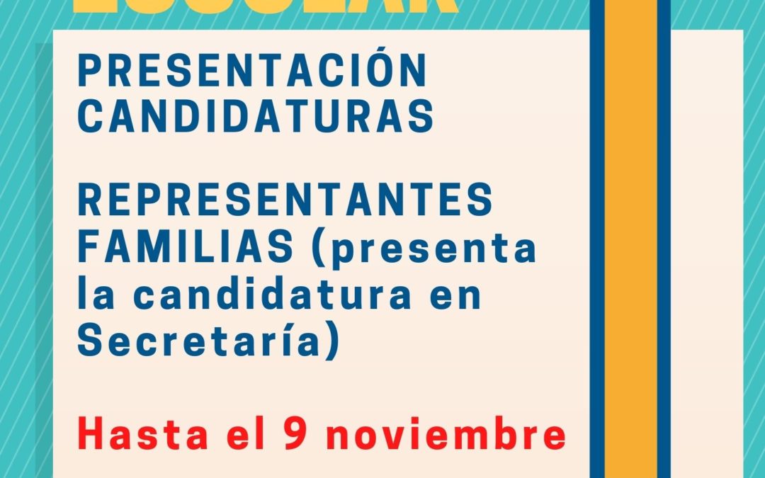 Elecciones Consejo Escolar 2020