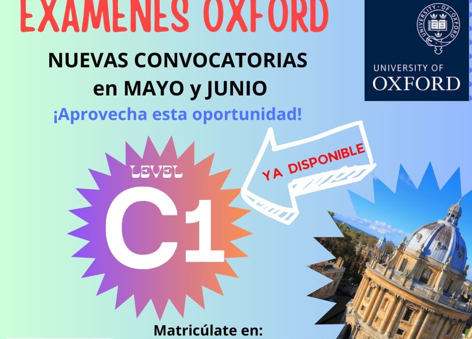 Nueva convocatoria Examenes Oxford